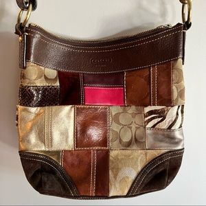 Vintage Coach Patchwork Bag
